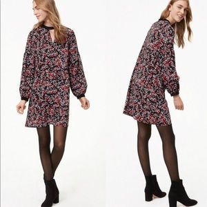 LOFT Floral Shift Dress